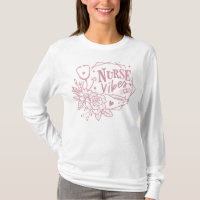 Enfermeiro Vibes Estetoscópio Floral Rosa