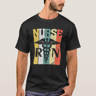 Camiseta Enfermeiro Vintage - RN CNA LPN