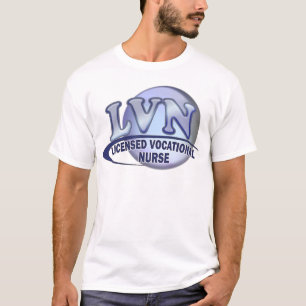 Camiseta ENFERMEIRO VOCACIONAL LICENCIADO DO Logotipo Azul 