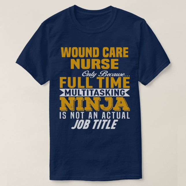 Camiseta Enfermeiro Wound Care 2 (Frente do Design)