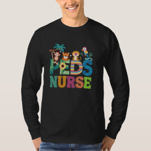 Camiseta Enfermeiros Coloridos Enfermeiros Cute Animais PED