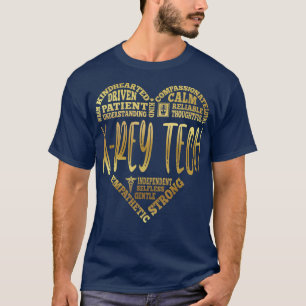 Camiseta Enfermeiros Dourados da XRey Tech Dia de Natal da