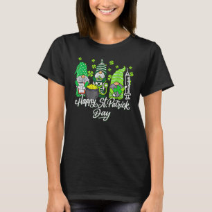 Camiseta Enfermeiros Gnomo Santo Pattys Scrub Enfermeiro St