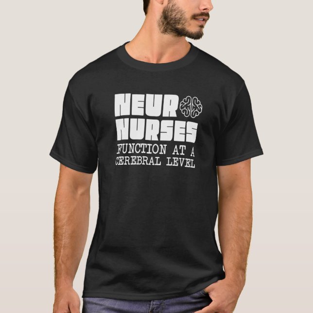 Camiseta Enfermeiros Neuro Neurociência Neurologia Neurolog (Frente)