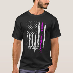 Camiseta Enfermeiros Patrióticos Enfermeiros de Bandeira Me