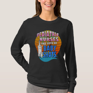 Camiseta Enfermeiros Pediátricos Como Muitos Bebês Hospital