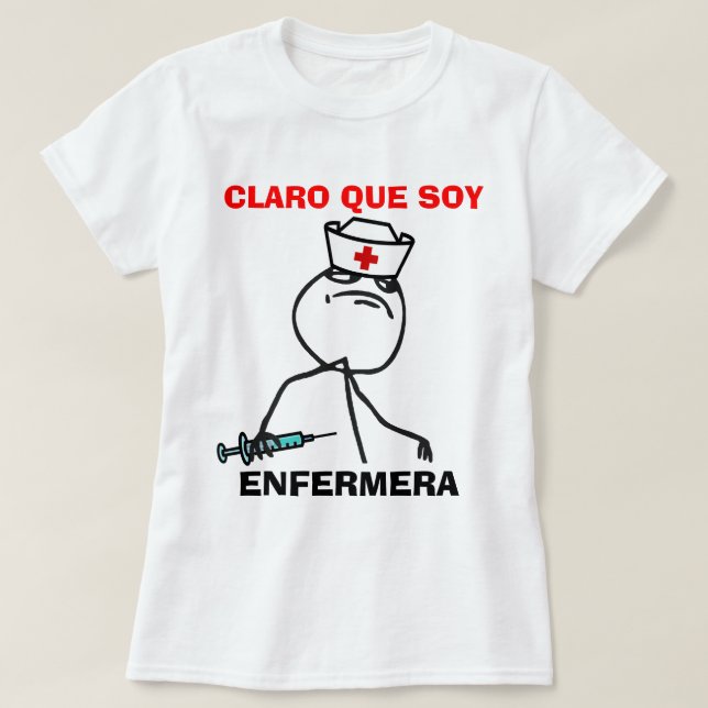 Camiseta Enfermera (Frente do Design)