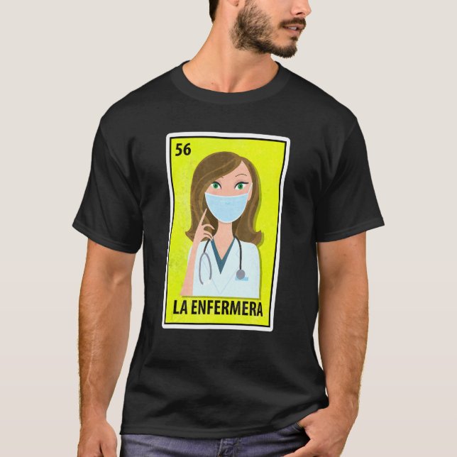 Camiseta Enfermera Mexicana Parody Lottery Nurse 1 (Frente)