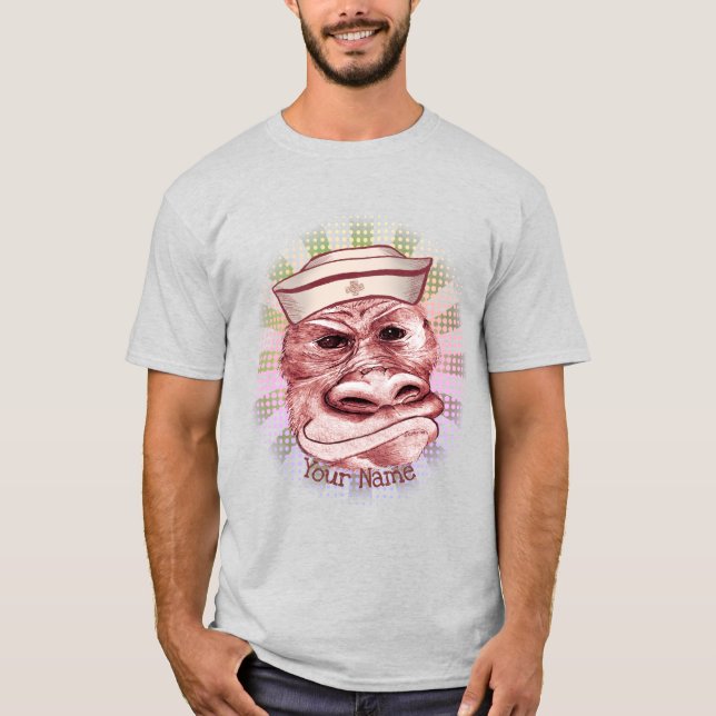 Camiseta Enfiar feio na enfermeira (Frente)