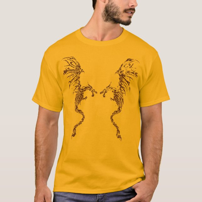Camiseta Enfrentando dragões (Frente)