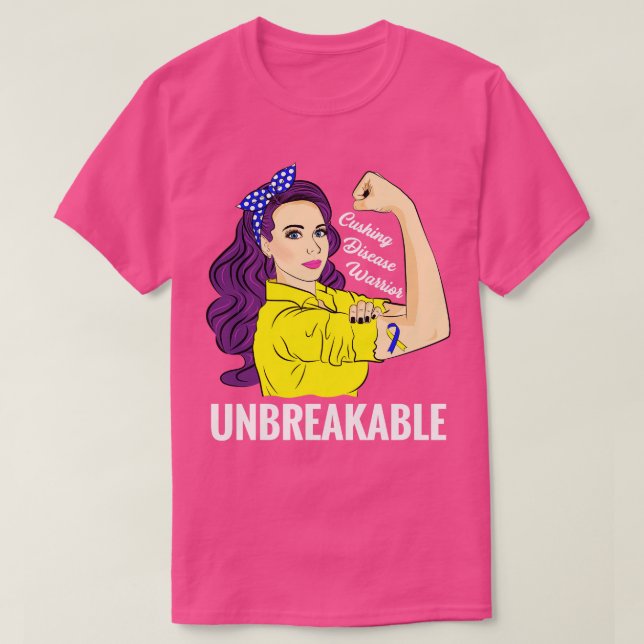 Camiseta Enfrentando o Guerreiro da Doença Sensibilização I (Frente do Design)