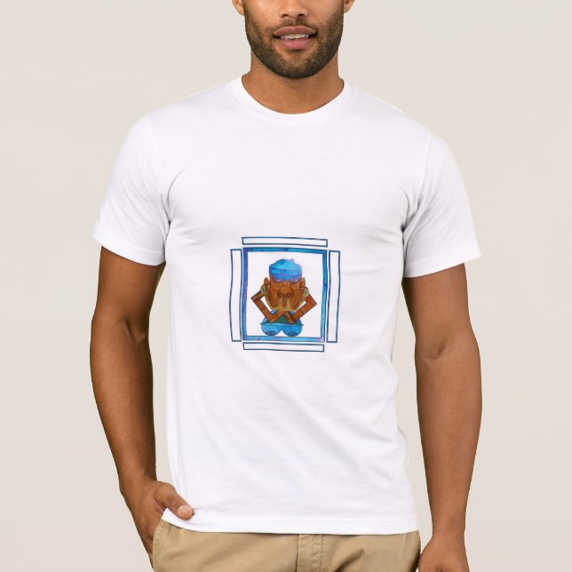 Camiseta Enfrentando o nariz. (Frente)