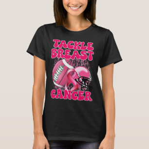 Camiseta Enfrentar a consciência do Cancer da mama do Cance