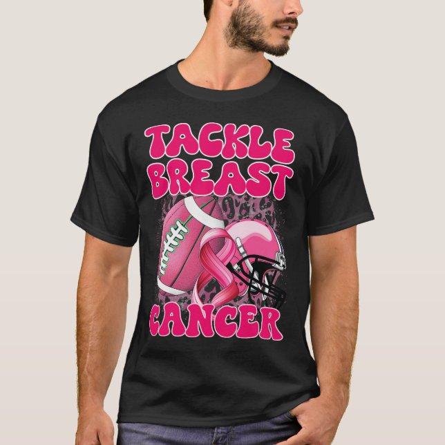 Camiseta Enfrentar a consciência do Cancer da mama do Cance (Frente)