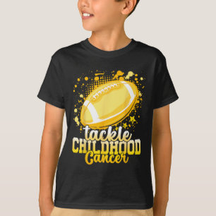 Camiseta Enfrentar o Cancer de Futebol do Cancer de Infânci