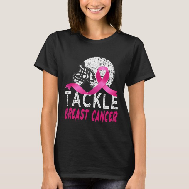 Camiseta Enfrentar o Sobrevivente do Cancer da Mama O (Frente)