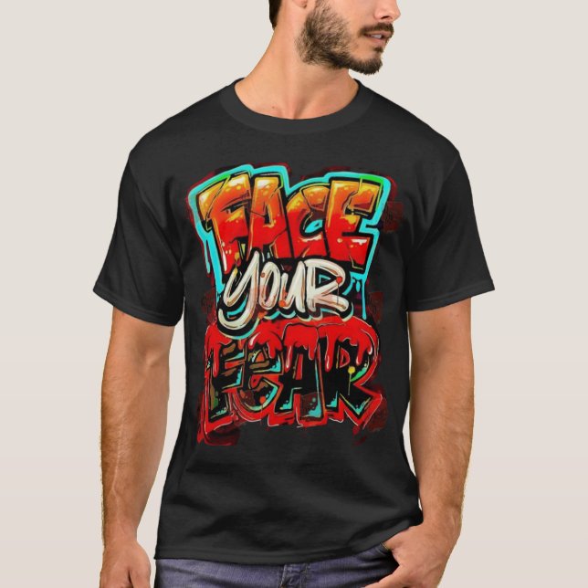Camiseta Enfrente o seu medo (Frente)