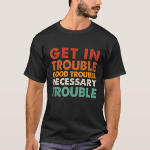 Camiseta Enfrentem Bons Problemas Necessários Afro Melanin