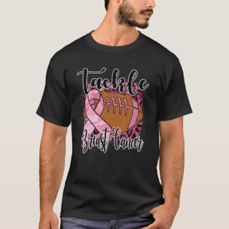 Camiseta Enfrentem os Canceres de Fita Rosa de Futebol