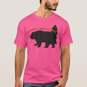 Camiseta Enfumaçado monta Urso Negro