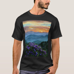 Camiseta Enfumaçados Montagens Sunset Gráfico