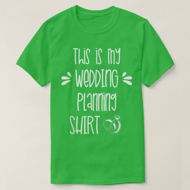Camiseta Engaged Bride to Be Future Mrs This is My Wedding  (Frente do Design)