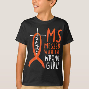 Camiseta Enganada Com A Menina Errada Esclerose Múltipla Po
