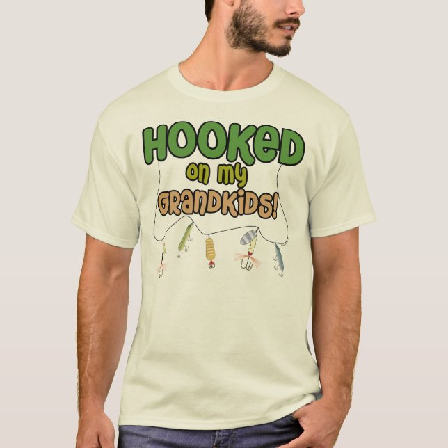CAMISETA ENGANCHADO EM MEUS NETOS! (Frente)