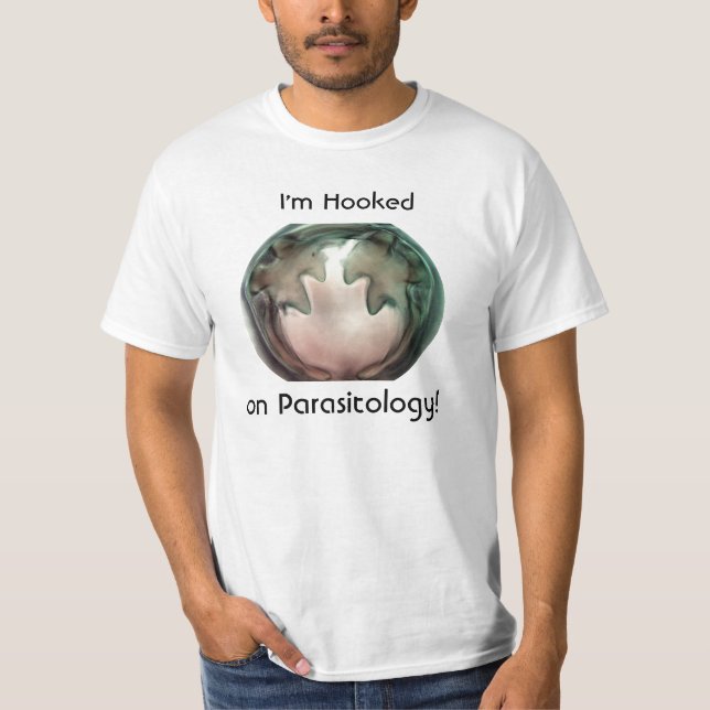 Camiseta Enganchado na parasitologia (Frente)