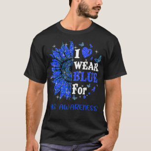 Camiseta Engano do Coração Brilhante Als Sunflower