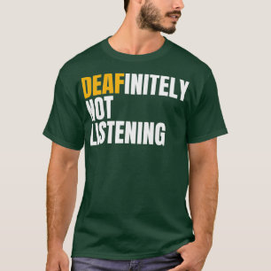 Camiseta Engano e surdo com audição