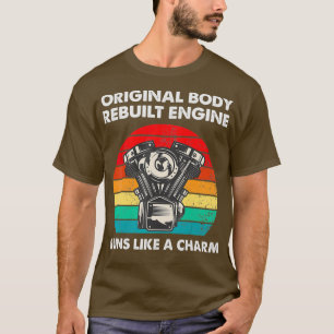 Camiseta Engano Engraçado Cirurgia Cardíaca Aberta Recupe