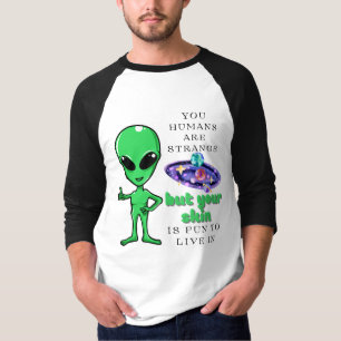 Camiseta Engano Extraterrestre Engraçado Exclusivo de T-Shi