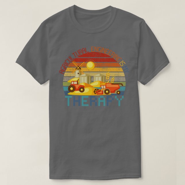 Camiseta Engenharia Agrícola É Minha Terapia (Frente do Design)