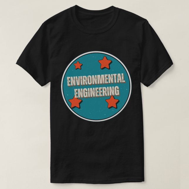 Camiseta Engenharia ambiental (Frente do Design)