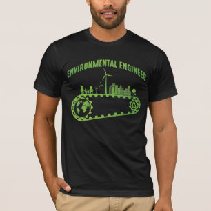 Camiseta Engenharia ambiental do Engenheiro ambiental