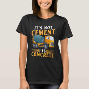 Camiseta Engenharia Civil Concreta do Cimento do Engenheiro