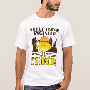 Camiseta Engenharia Civil do Pintinho Estrutural