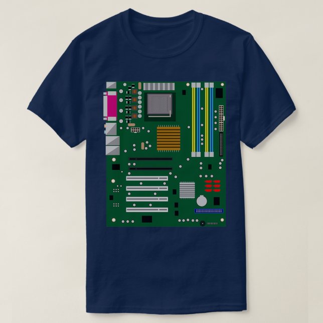 Camiseta Engenharia de Computadores - Admin. de Hardware da (Frente do Design)