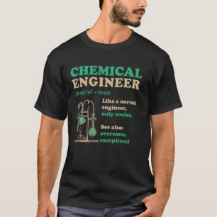 Camiseta Engenharia de Definição Química para o Engin Quími