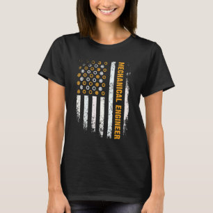 Camiseta Engenharia de Engenheiro Mecânico de Sinalizador E