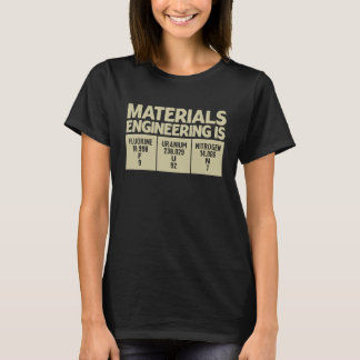 Camiseta Engenharia de Materiais É Profissão Divertida Enge