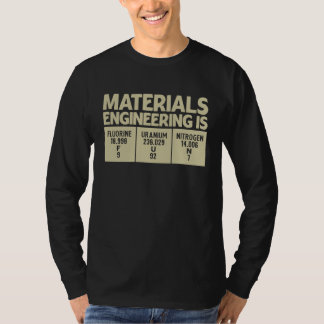 Camiseta Engenharia de Materiais É Profissão Divertida Enge