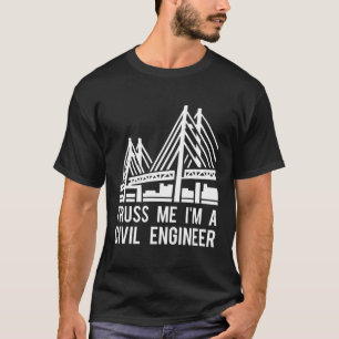Camiseta Engenharia de ponte de Engenheiro civil