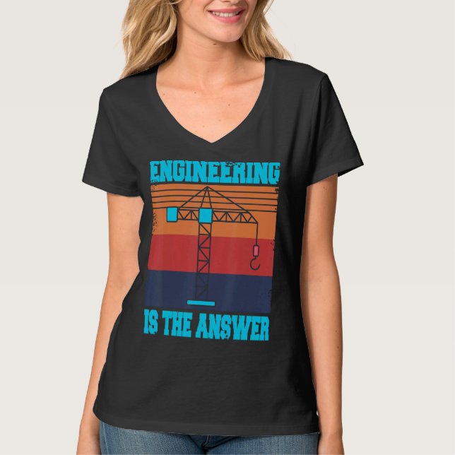 Camiseta Engenharia é a resposta presente (Frente)