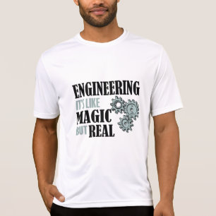Camiseta Engenharia - É como Magia, mas Real