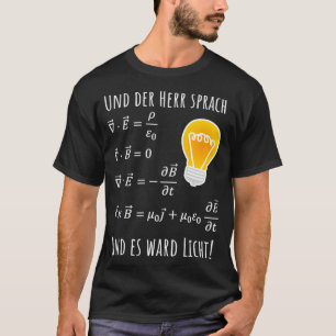 Camiseta Engenharia elétrica da equação mexicana