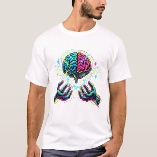 Camiseta Engenharia Elétrica do Cérebro do Circuito Ciberné