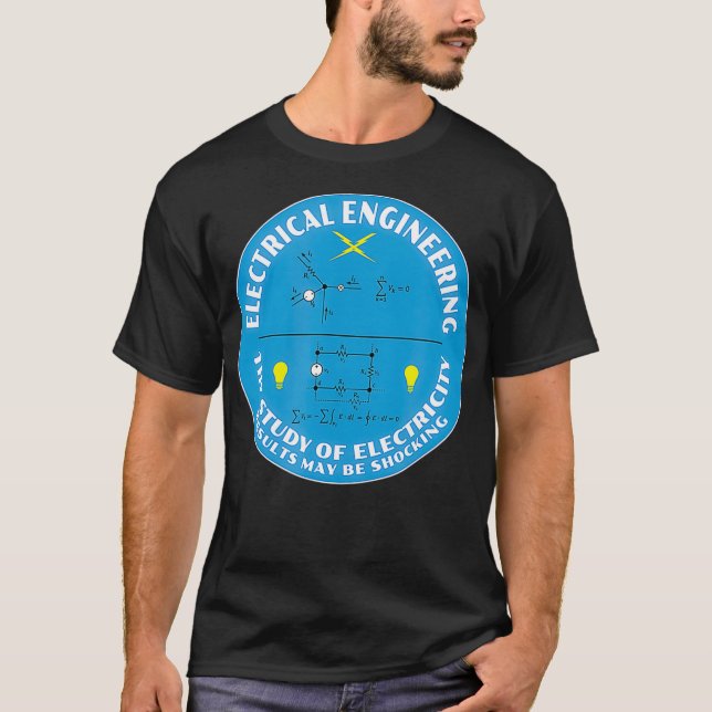 Camiseta Engenharia Elétrica para Ciência dos Geeks de Nerd (Frente)