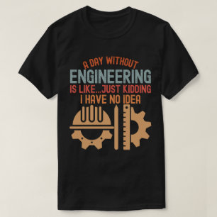 Camiseta Engenharia Engraçada, Cotações de Engenharia